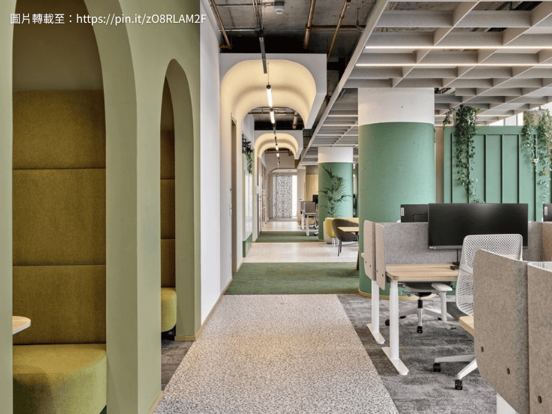 辦公室 顏色｜綠色辦公室