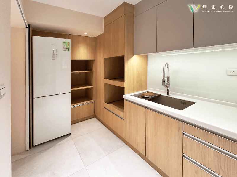 木紋色廚具｜廚櫃顏色推薦