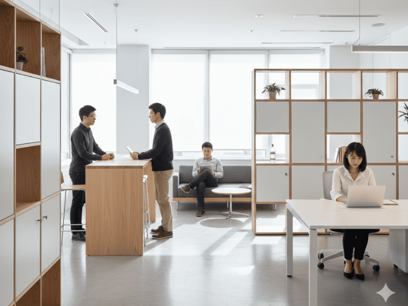 辦公室裝修設計｜辦公家具與收納規劃